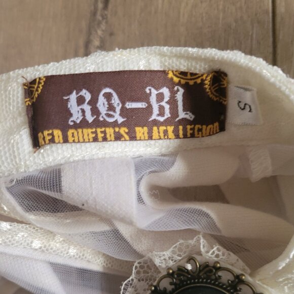 NWOT Lolita Victorian Steampunk Blouse - Picture 7 of 8